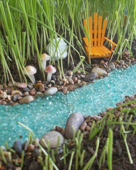 25 Diy Fairy Garden Ideas How To Make, What To Use For Grass In A Fairy Garden