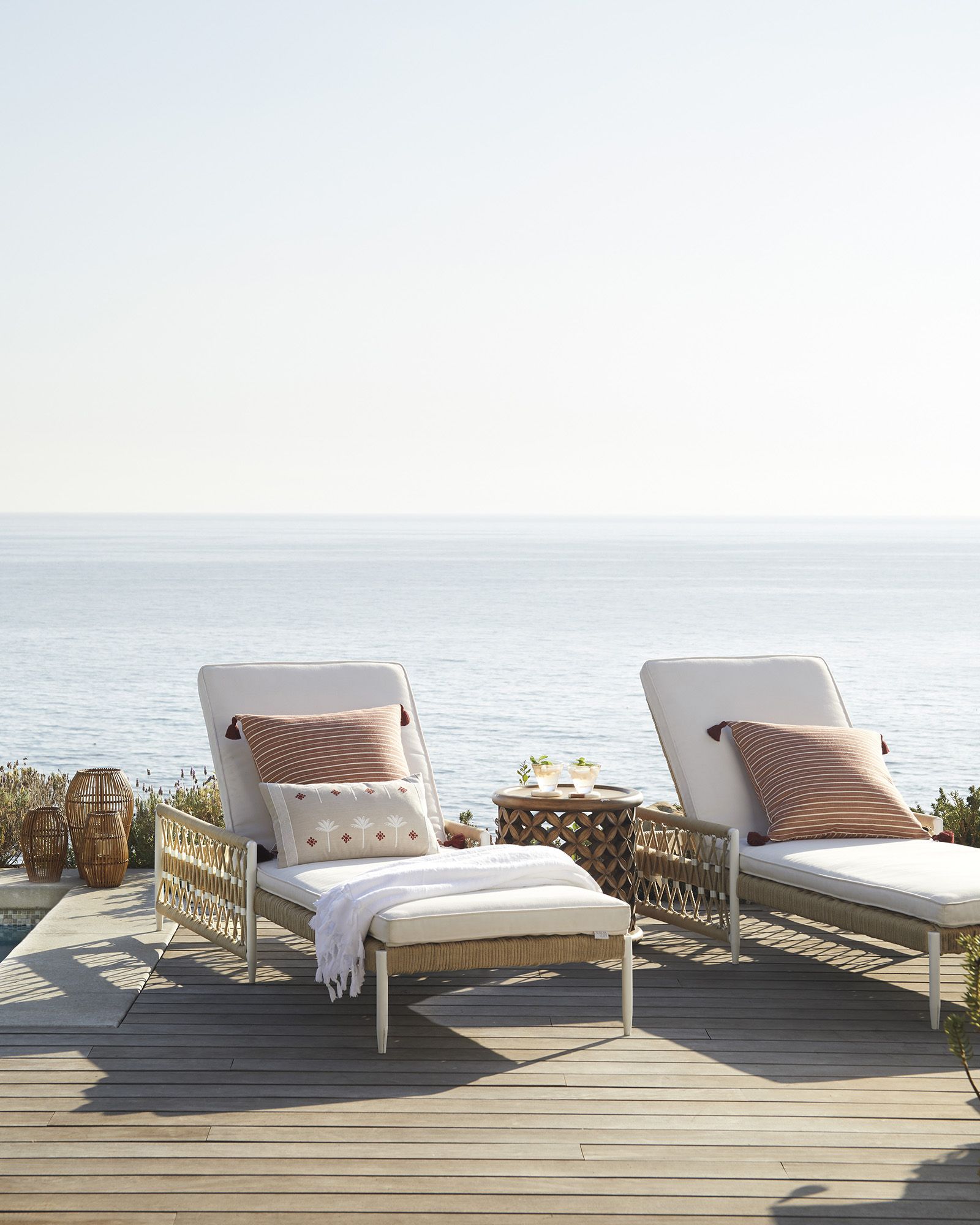 nautica outdoor chaise lounge cushion