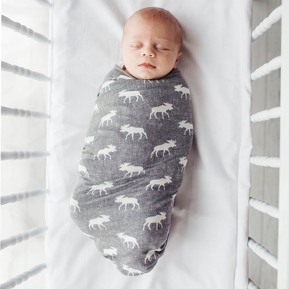 Knit Baby Swaddle Blanket