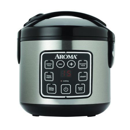 Aroma 8 Cup Rice Cooker Review Demo 