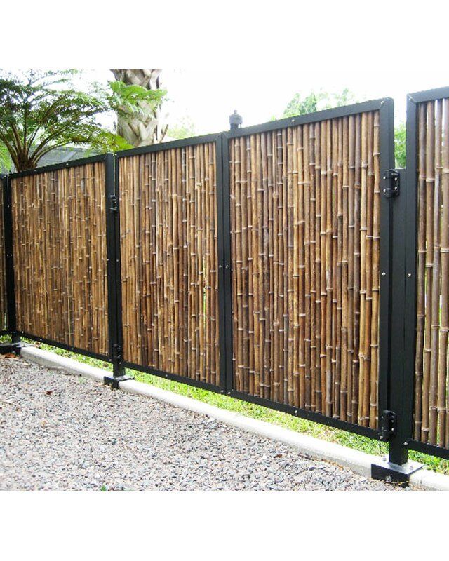 Rolled Bamboo Fencing