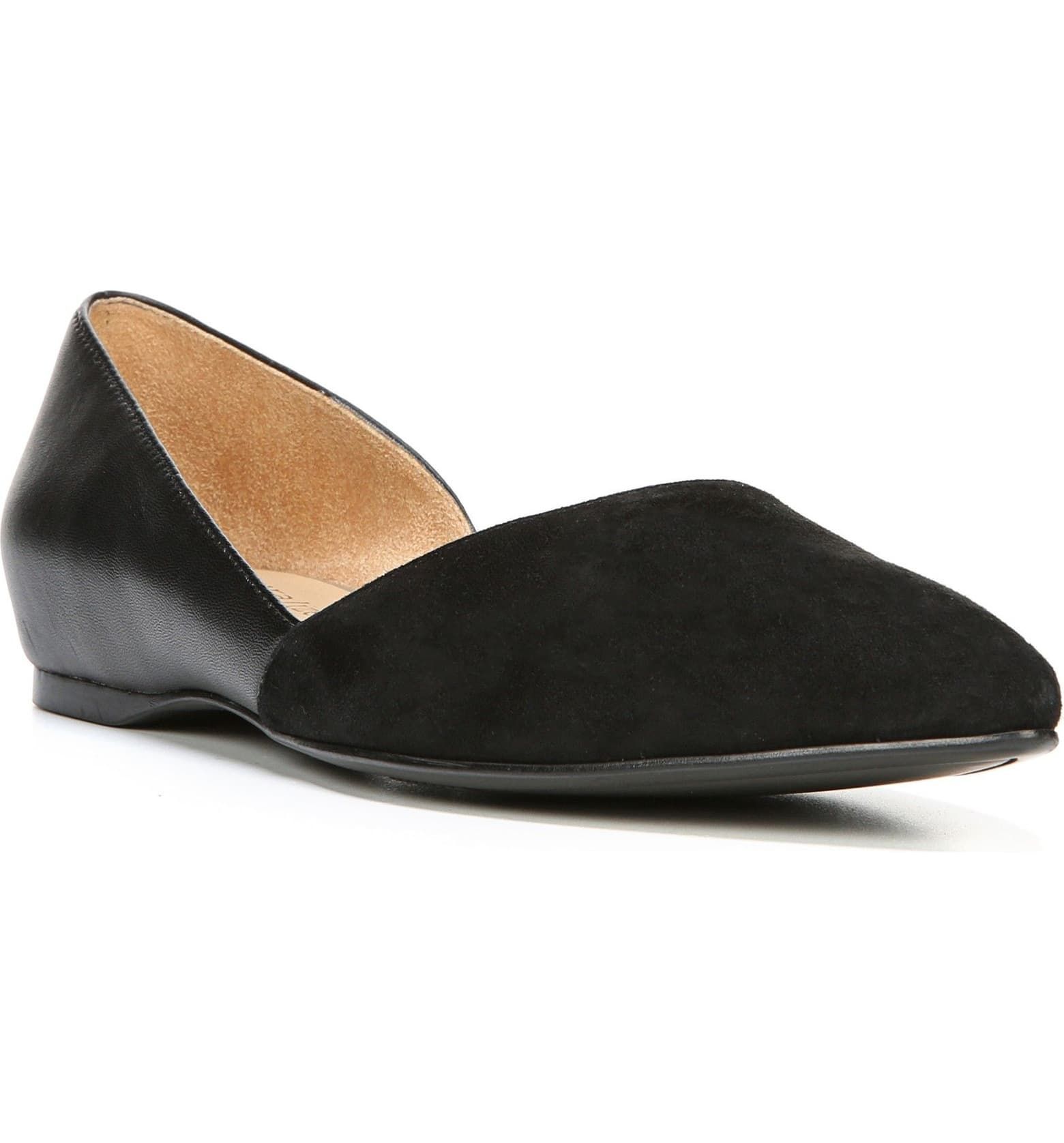 comfortable leather flats