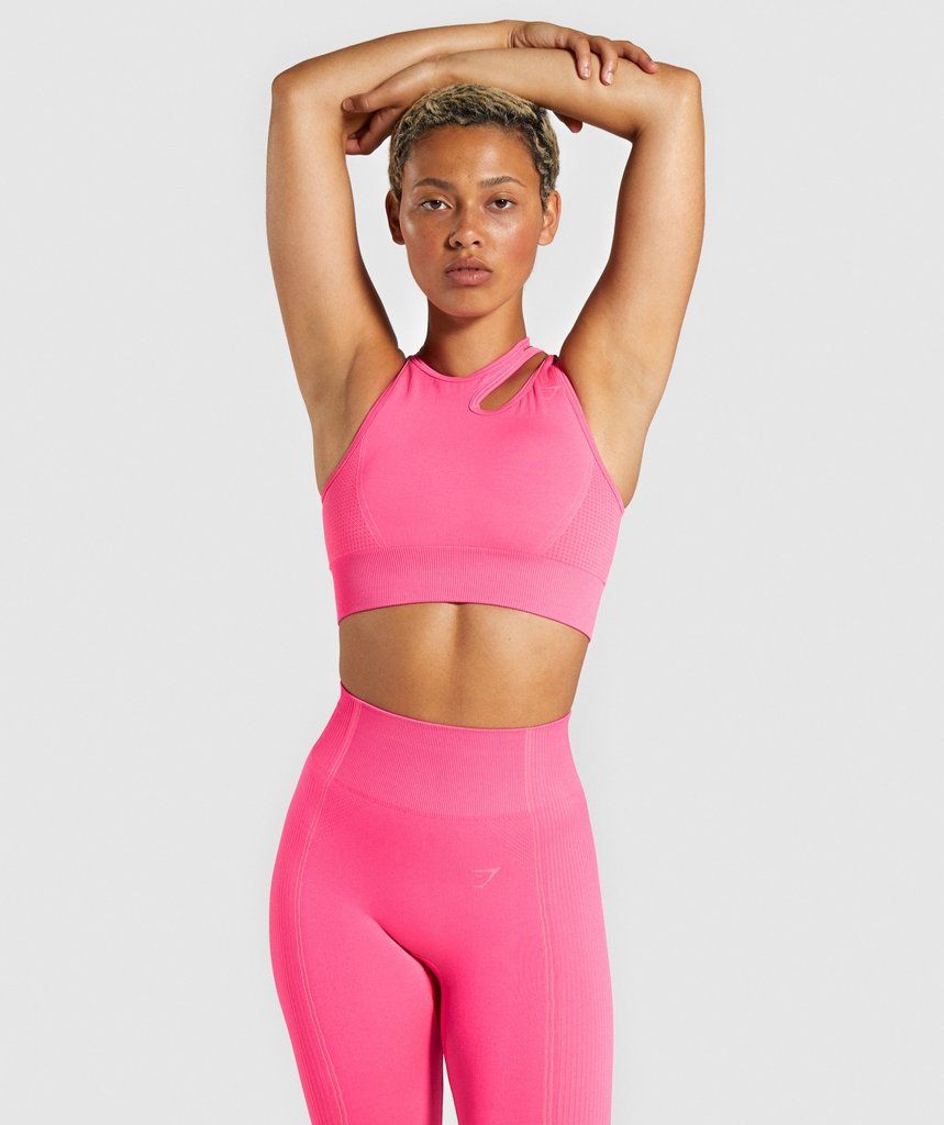 one shoulder sports bra tone it up