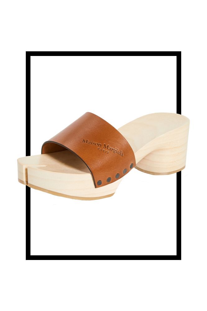 wooden clog sandals