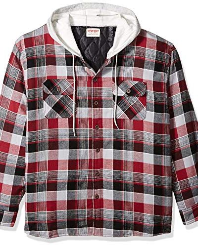 Wrangler Long Sleeve Flannel Shirt Jacket
