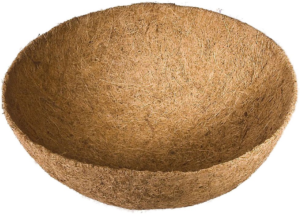 B&Q Brown Natural Fibre Hanging Basket Liner