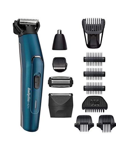 12-in-1 Japanese Steel Ultimate Face and Body Multi Grooming Kit with Nose Trimmer Head and Body Groomer - 100% Waterproof
