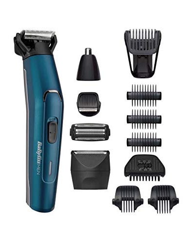 12-in-1 Japanese Steel Ultimate Face and Body Multi Grooming Kit with Nose Trimmer Head and Body Groomer - 100% Waterproof