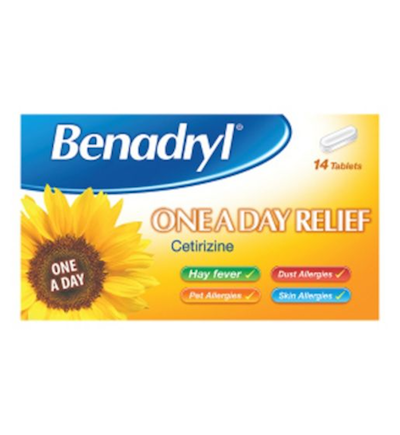 Benadryl One a Day Relief - 14 tablets