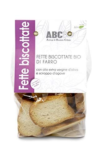 Carioni Food & Health Fette biscottate di Farro bio, 200g (Confezione da 6 Pezzi)
