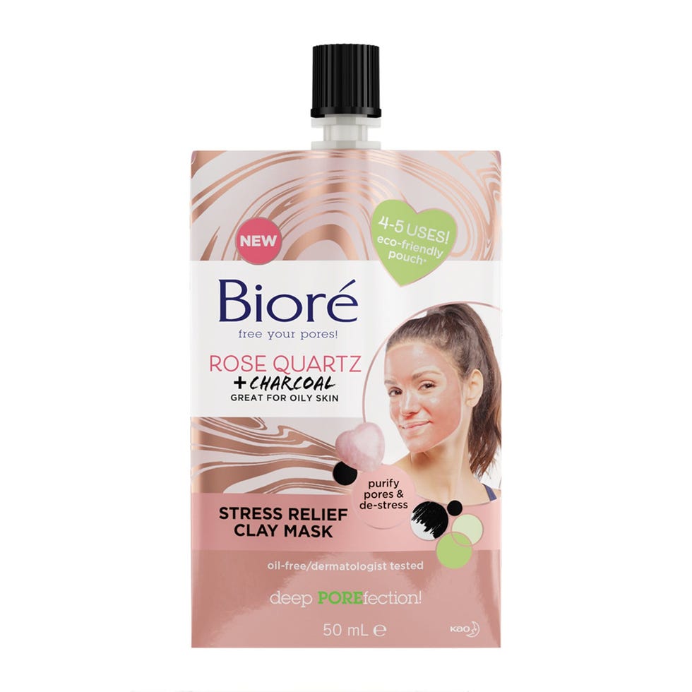 Rose Quartz & Charcoal Stress Relief Clay Mask For Oily Skin 50ml