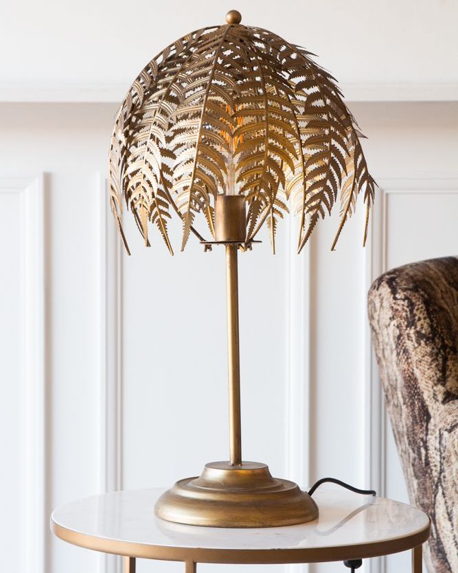 Unusual Table Lamps For Eclectic Interiors, Banana Leaf Floor Lamp