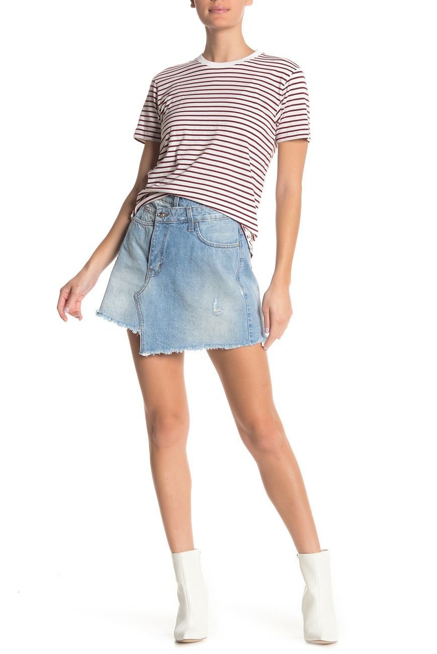 Trending Denim Midi Skirts For Spring  Summer 6 Outfits  The Mom Edit
