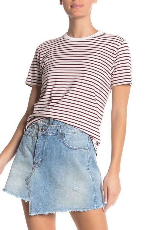 cute jean mini skirt outfits
