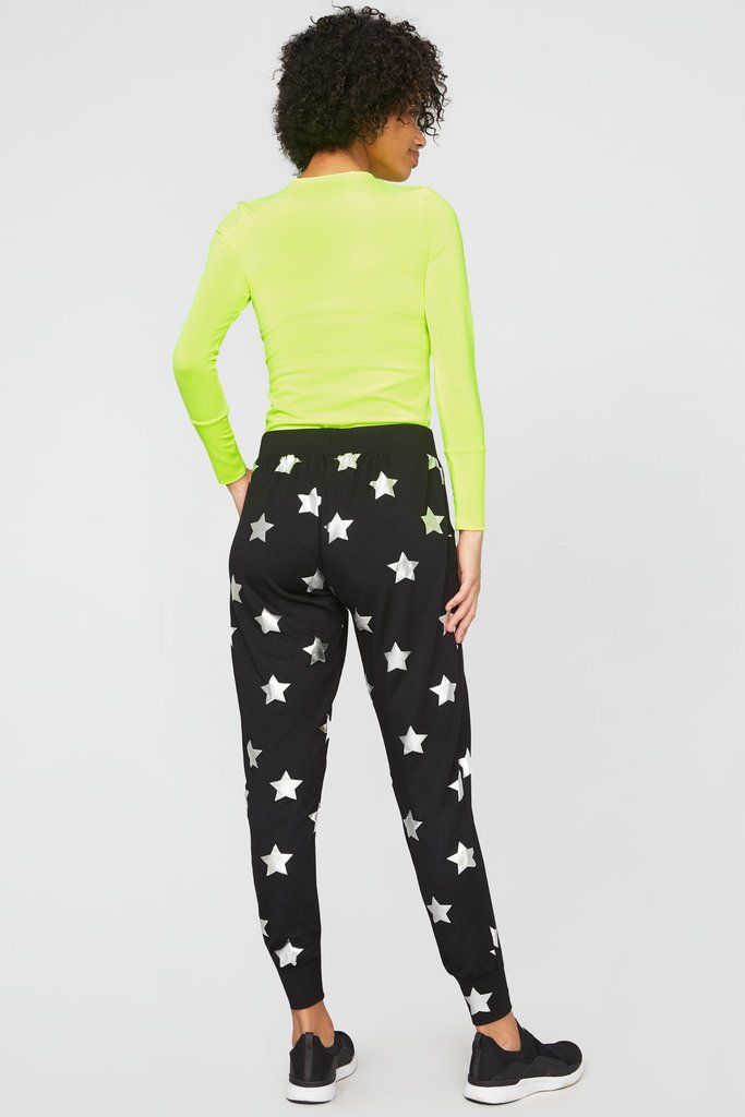 sweatpants with stars on them