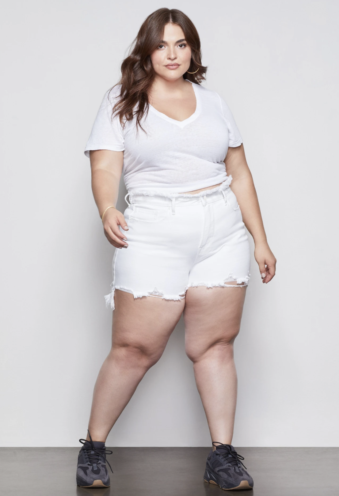 all white casual outfits for plus size ladies