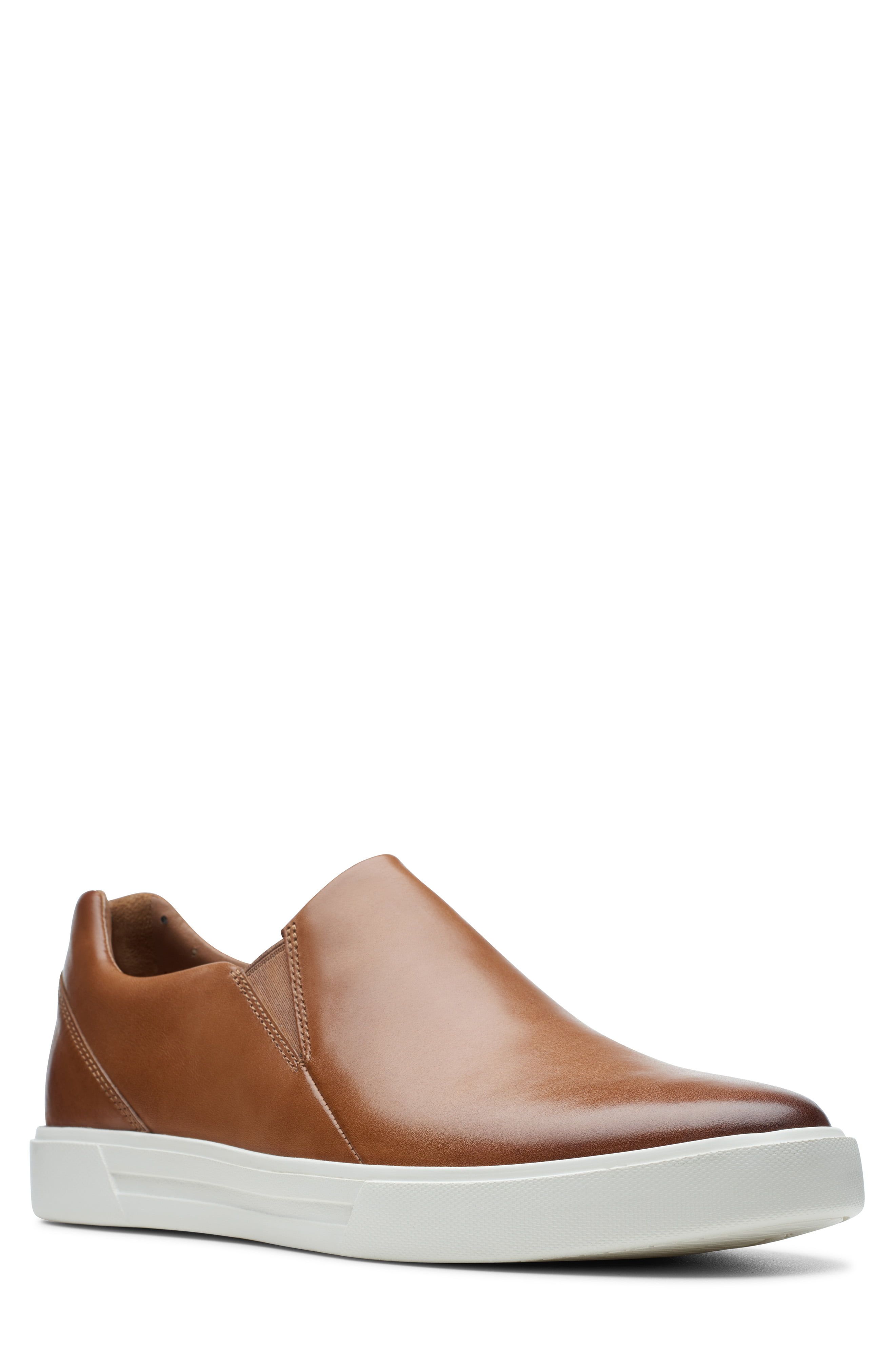 leather slip on shoe