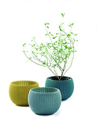 Knit Cozies Indoor/Outdoor Garden Plant Pots, set of 3