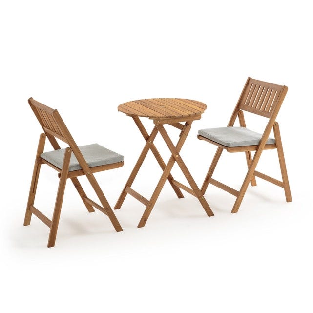 Conjunto de jardín plegable