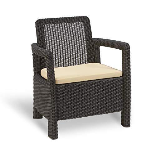 Conjunto de sillones de jardín exterior con cojines incluidos