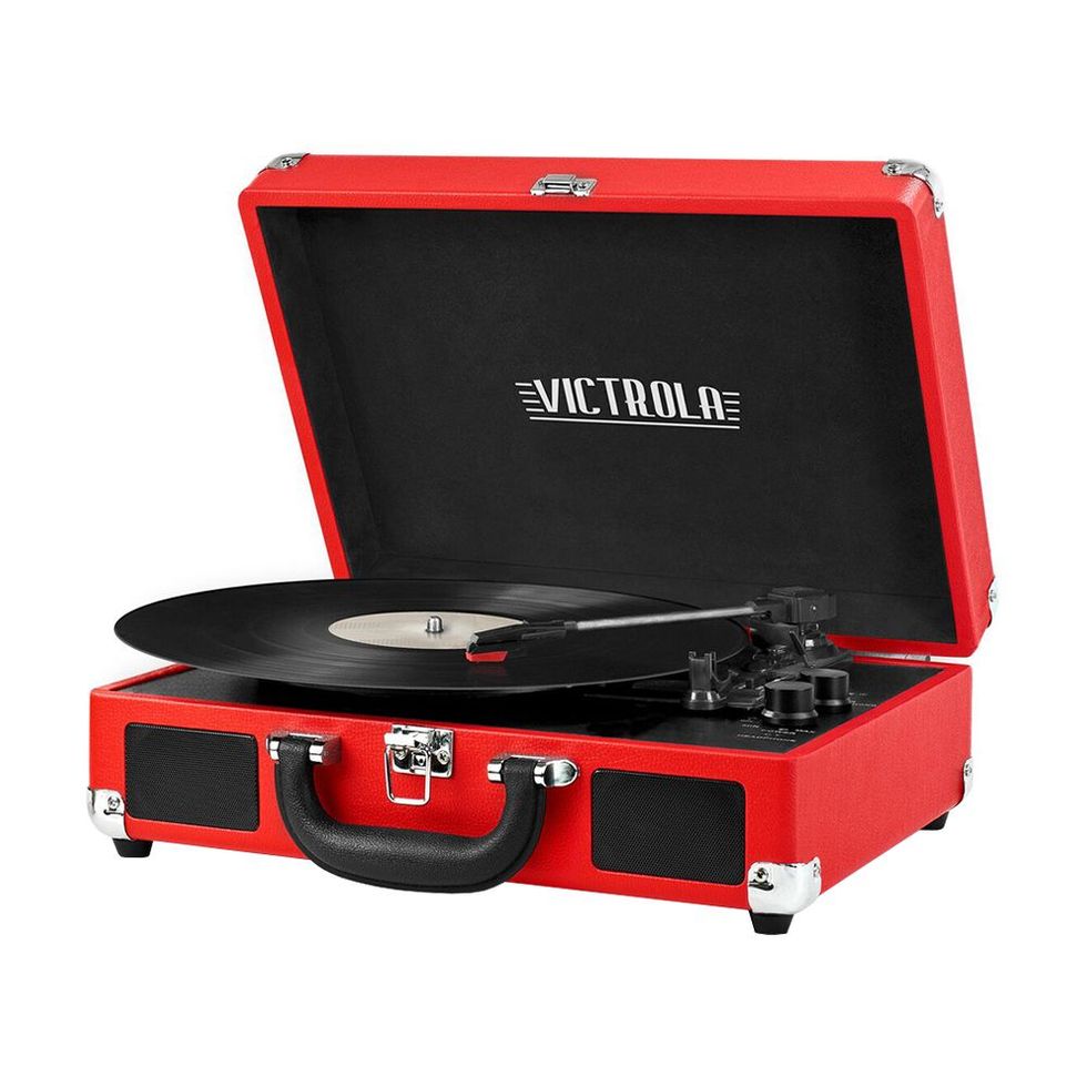 Bluetooth Portable Suitcase Record Player