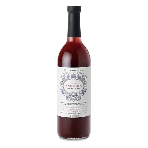 Williams Sonoma Sangria Cocktail Mix, Roja
