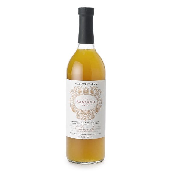 Williams Sonoma Sangria Cocktail Mix, Peach