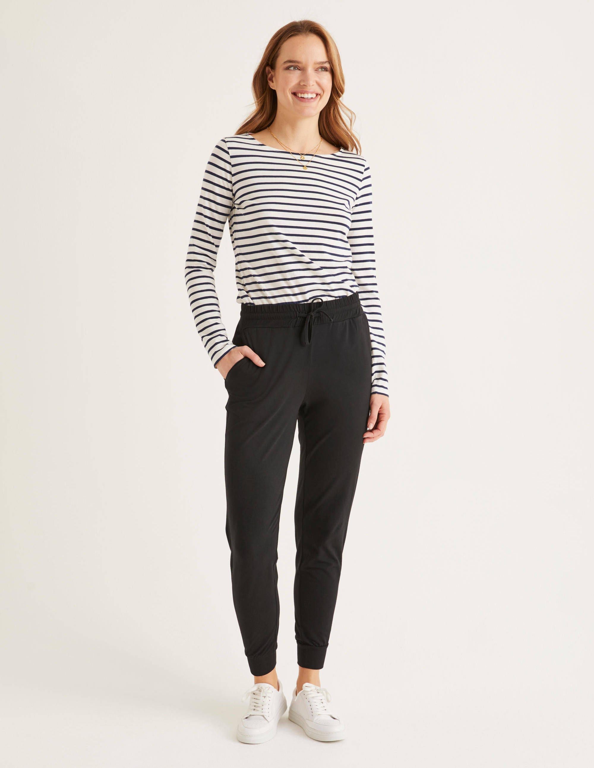 Boden best sale cuffed joggers