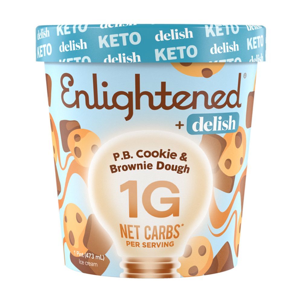 Enlightened’s New Keto-Friendly Ice Cream Is Filled With Peanut Butter ...