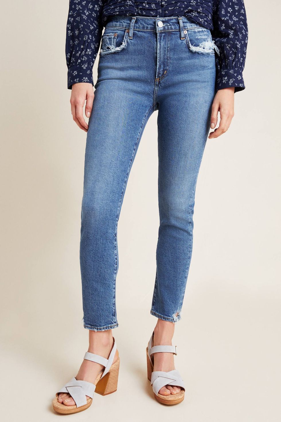 Toni High-Rise Slim Straight Jeans
