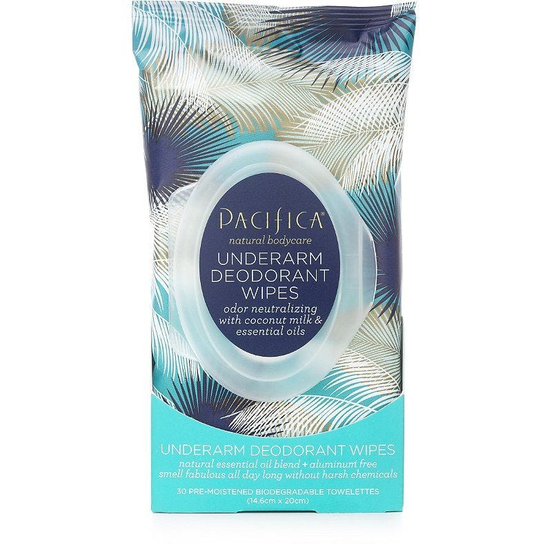 Underarm Deodorant Wipes with Coconut Milk & Essential Oils