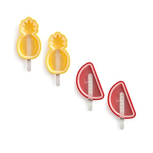 Moldes para helado forma de fruta
