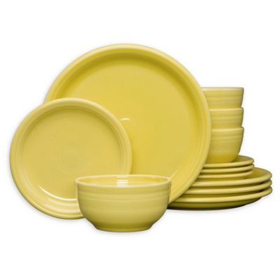 Fiesta 12-Piece Bistro Dinnerware Set