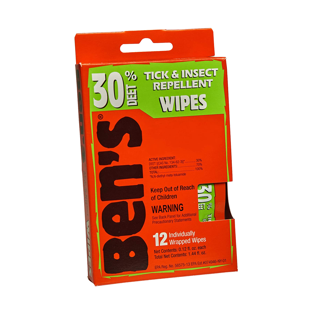 30% DEET Insect Repellent Wipes