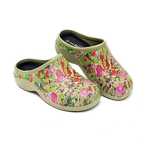 lined garden shoes