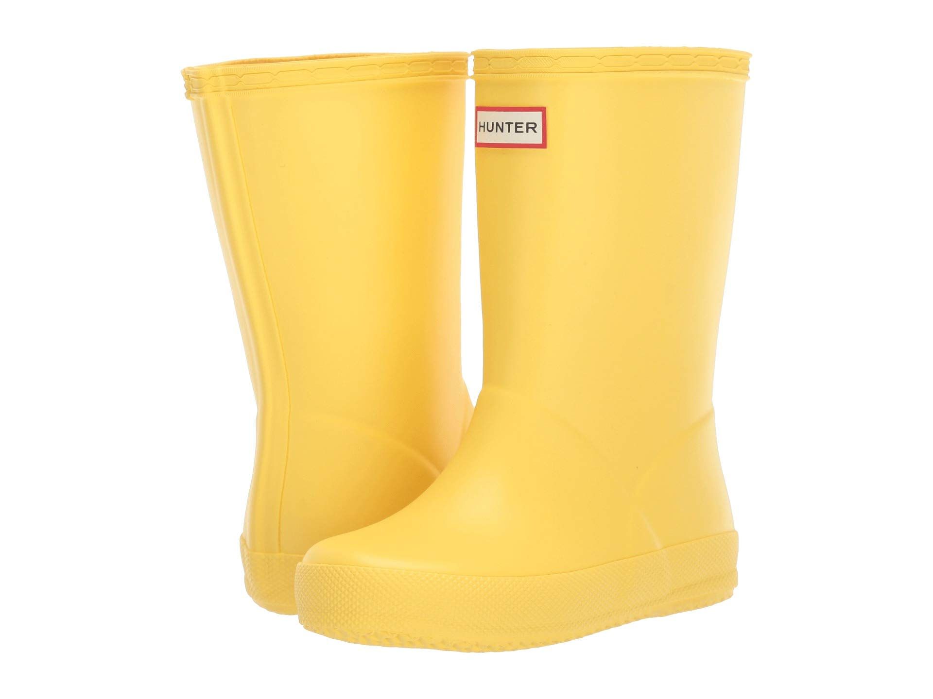 yellow mud boots