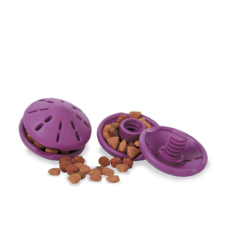 Dog Twister Interactive Treat Puzzle Dog Toy, Purple