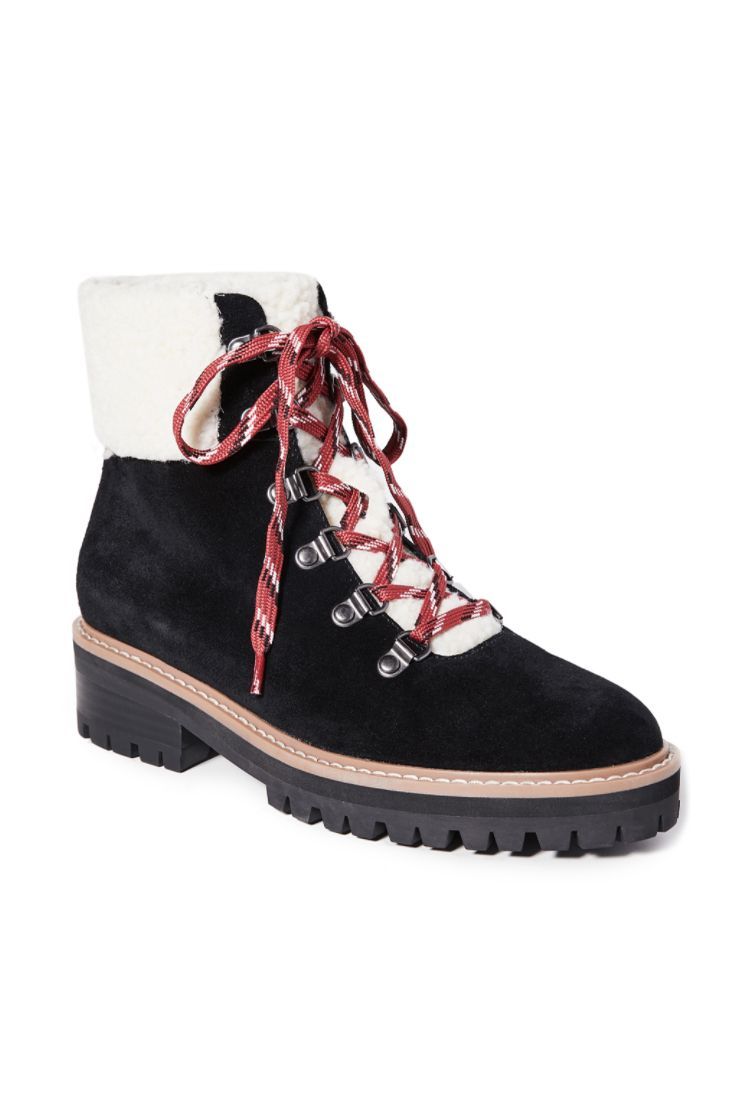 stylish leather hiking boots