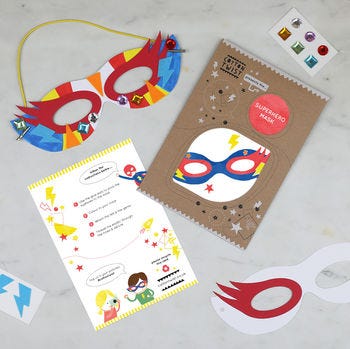 Make Your Own Superhero Mask Kit, £2.65
