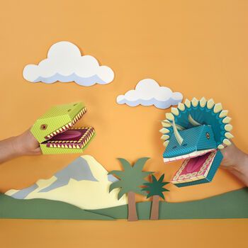  Create Your Own Dinosaur Puppets Kit, £7.50
