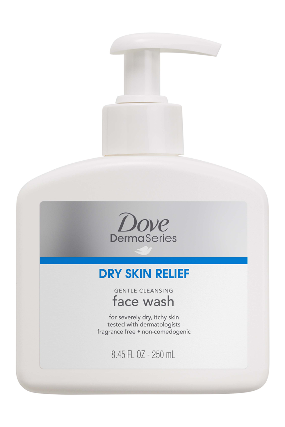 Dove DermaSeries Fragrance-Free Face Wash for Dry Skin