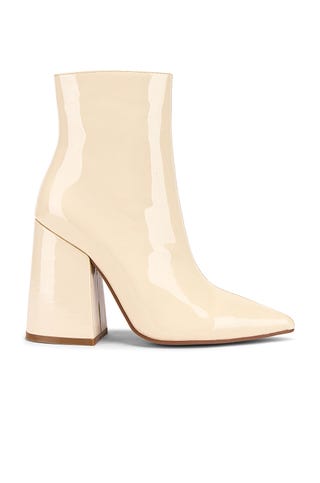 Ahara Bootie in Beige Patent