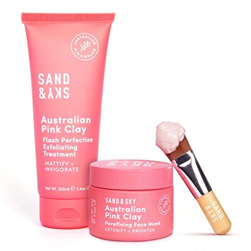 Australian Pink Clay (Porefining Face Mask + Flash Perfection Exfoliating Treatment)