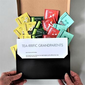 Personalised Letterbox Tea Gift, £6.50