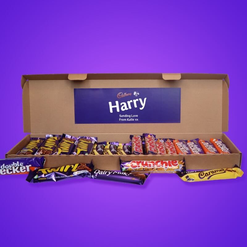 Personalised Cadbury Letterbox Hamper, £34.99