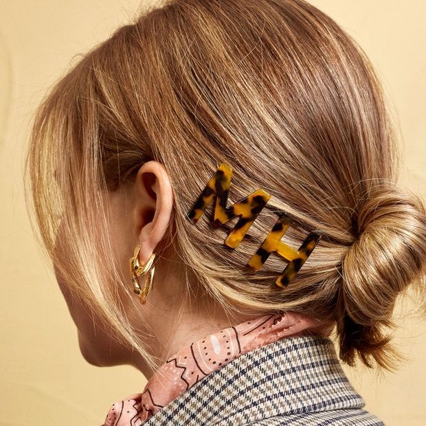  6 Pairs women's hair clips crystal hair clips bow