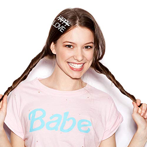 16-PiecesWord Hair Clips 