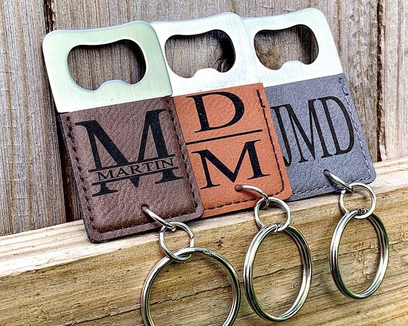 Personalized Bottle Opener Keychain