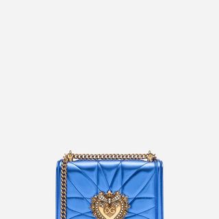 MEDIUM BAG IN BLUE QUILTED NAPPA MORDORÉ