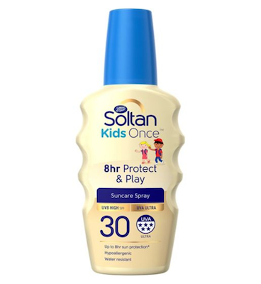 Soltan Kids Once 8 Hr play Spray SPF 30 200ml
